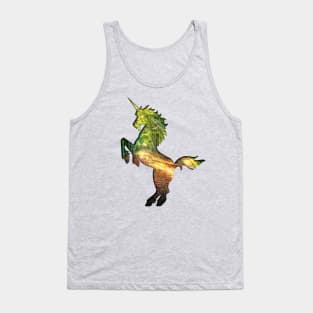 Forest Path Unicorn Silhouette Tank Top